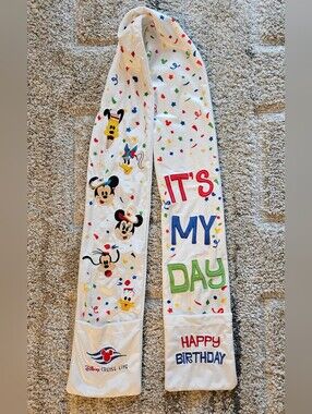 Disney Cruise Line Birthday Scarf